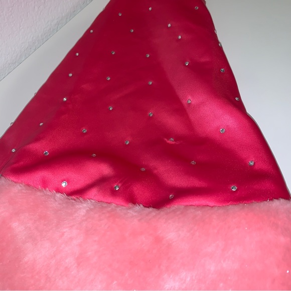 VS Sexy Little Things Santa Christmas Hat Fur Pink Bling Holiday main image 13
